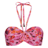 Haut de bikini push-up Floral Taille A - E, Rose