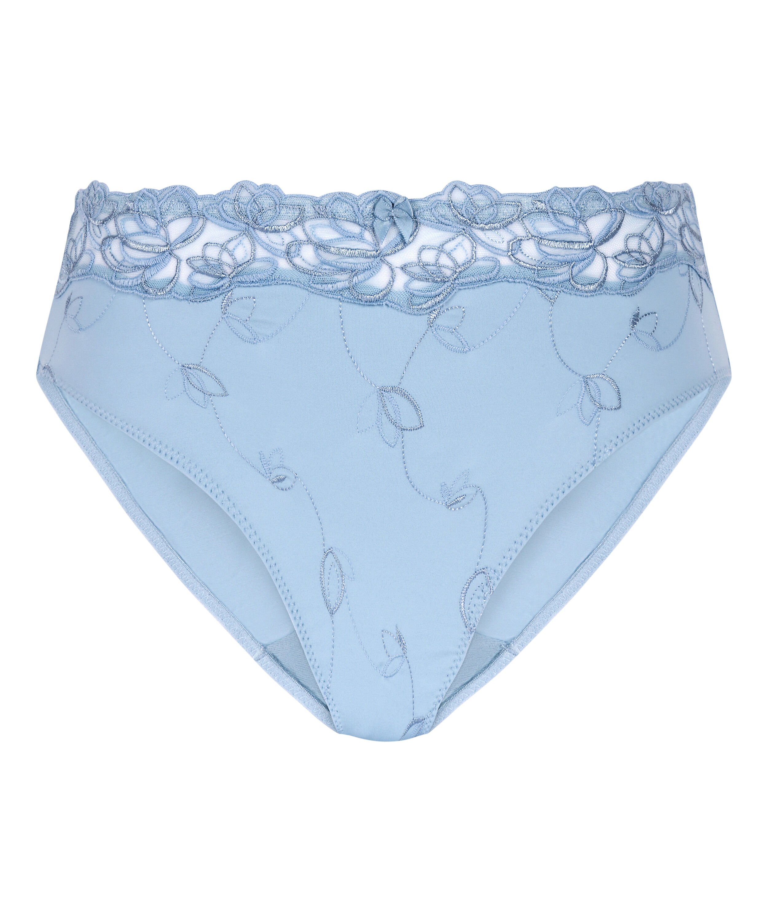 Slip taille haute Diva, Bleu