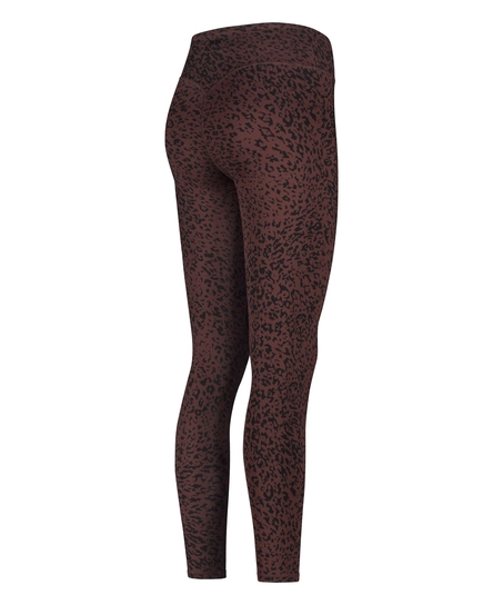 HKMX Legging croisé à taille haute, marron