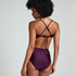 Haut de bikini court Costa, Violet