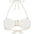 Haut de bikini bandeau Cabo, Blanc