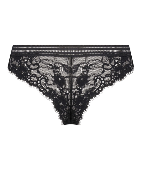 Slip brésilien Samira, Noir