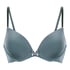 Soutien-gorge &agrave; armatures pr&eacute;form&eacute; Plunge, Bleu