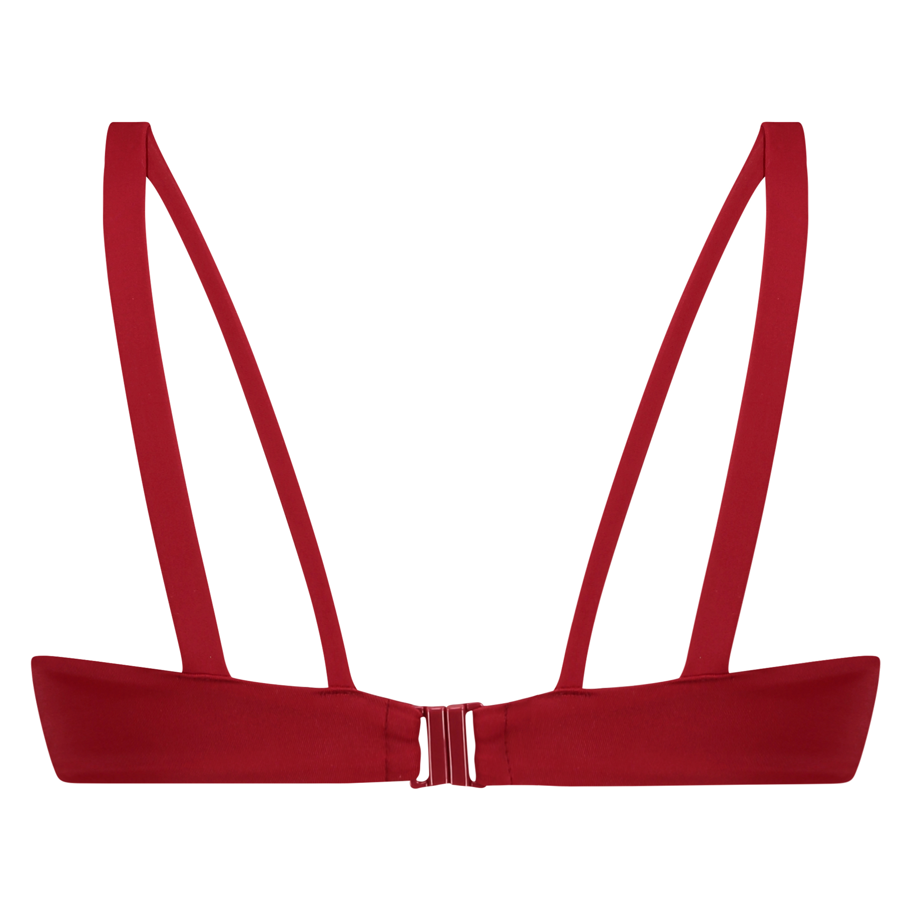 Haut de bikini à armatures non-préformé Pagoda, Rouge, main