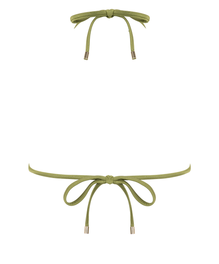 Haut de bikini triangle Yucatan, Vert