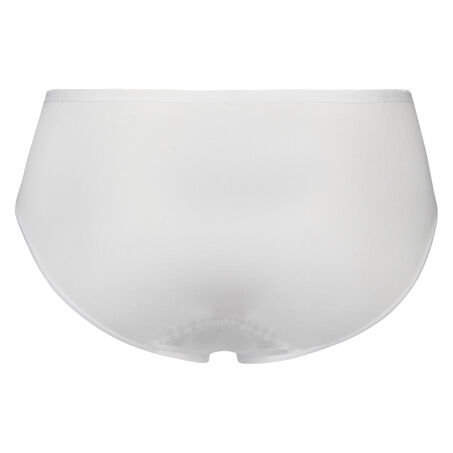 Super slip de bikini coton, Blanc