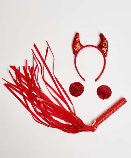 Set de diable priv&eacute;, Rouge