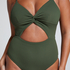 Maillot de bain Relief, Vert