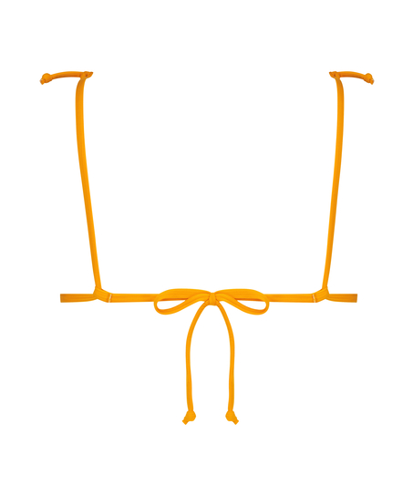 Haut de bikini triangle Texture, Noir