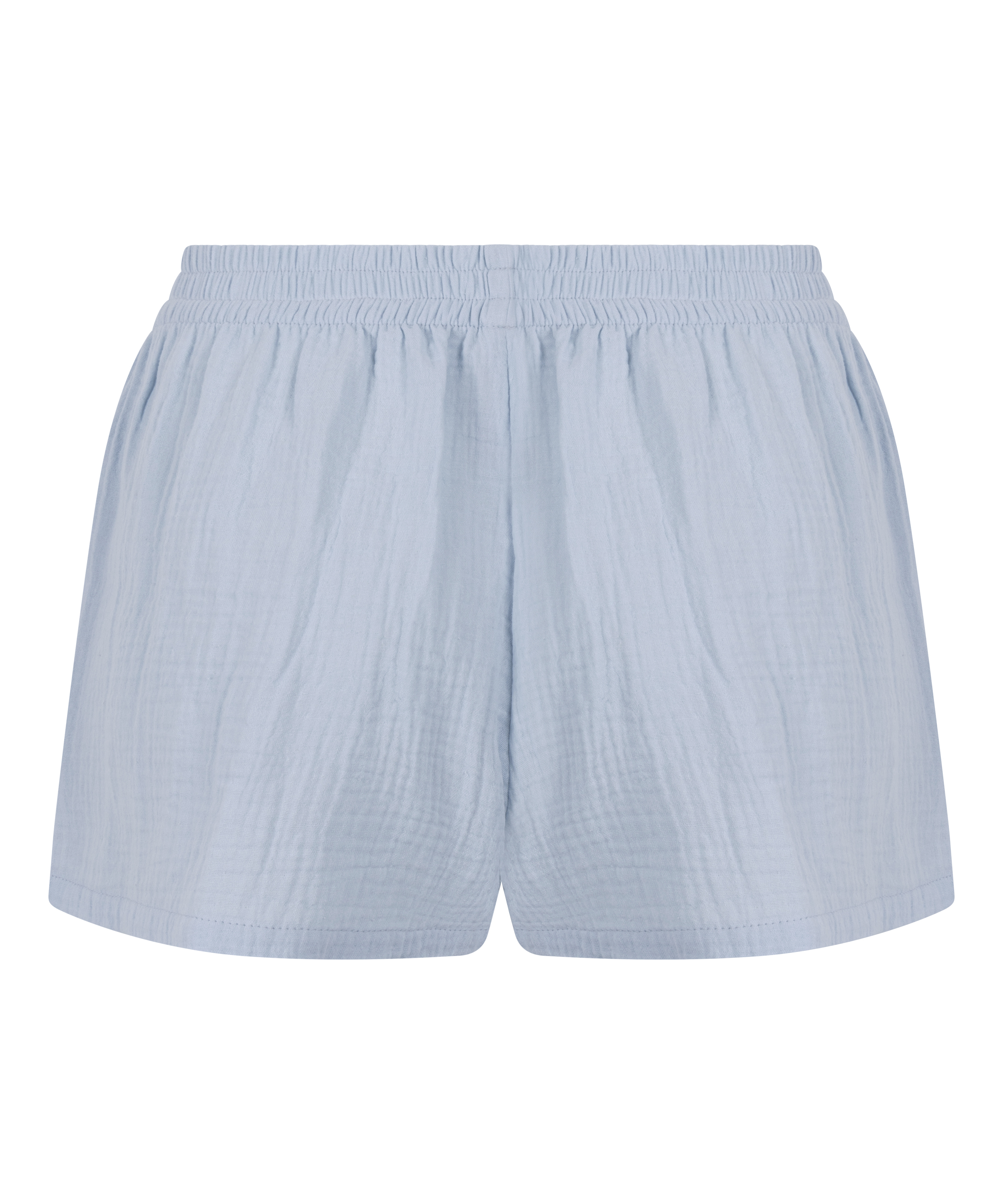 Short en mousseline, Bleu, main