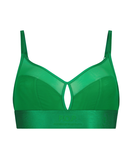 Bustier en maille Flexing, Vert