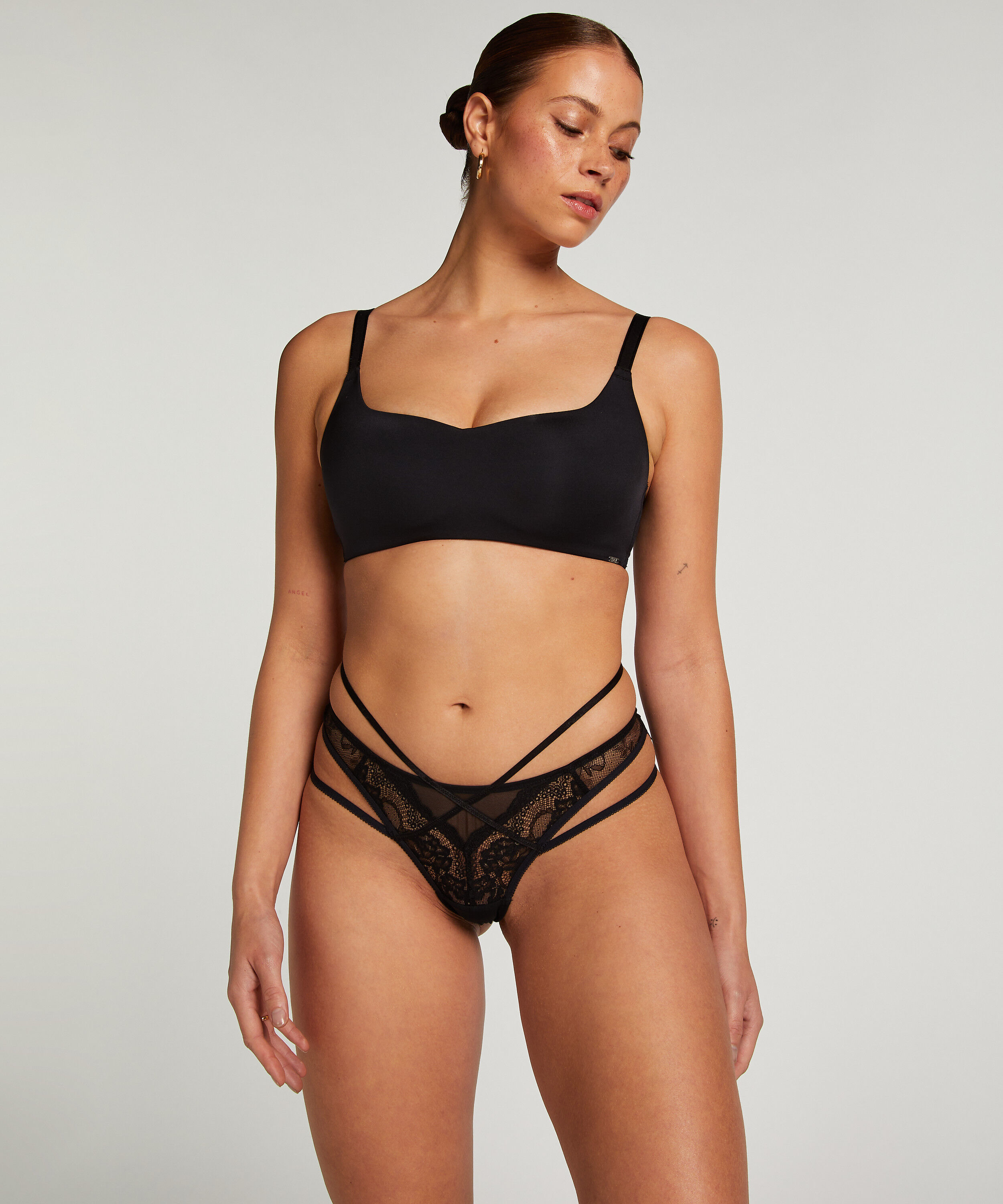 Slip brésilien Amala, Noir