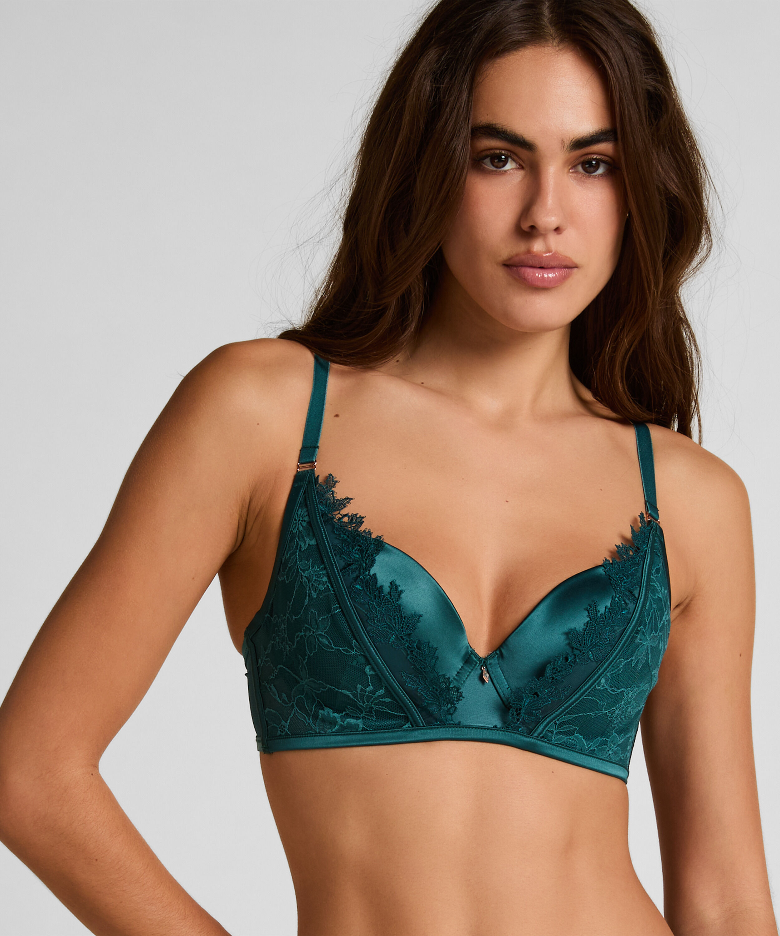 Soutien-gorge à armatures rembourré longline Julia