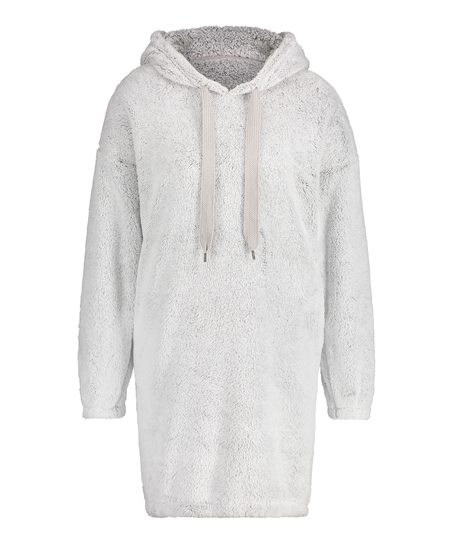 Robe snuggle polaire femme, Gris