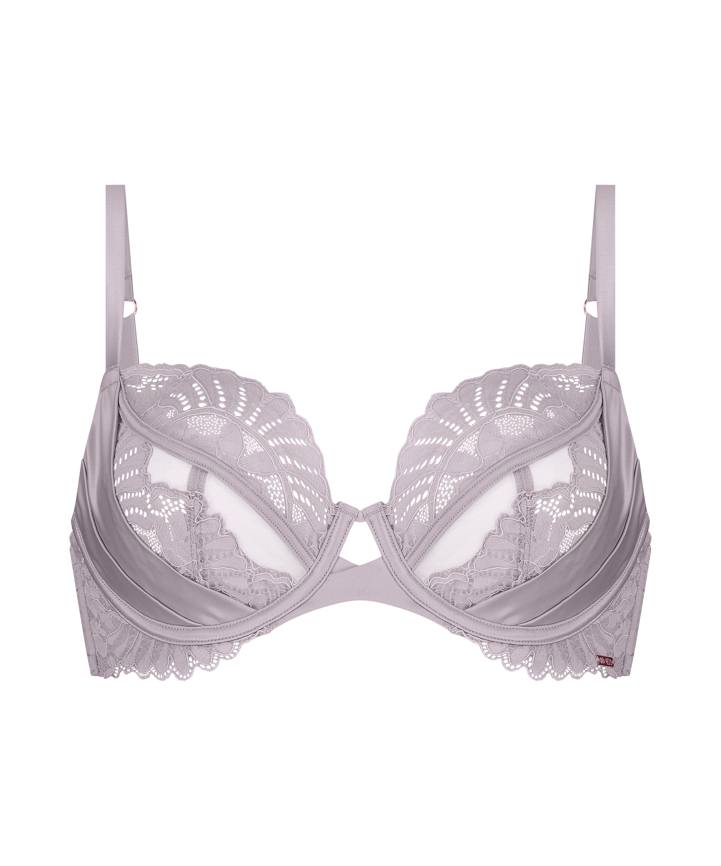 Soutien-gorge à armatures non-préformé Almendra, Violet, main