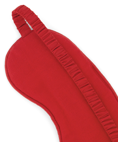 Masque pour dormir Flanelle, Rouge