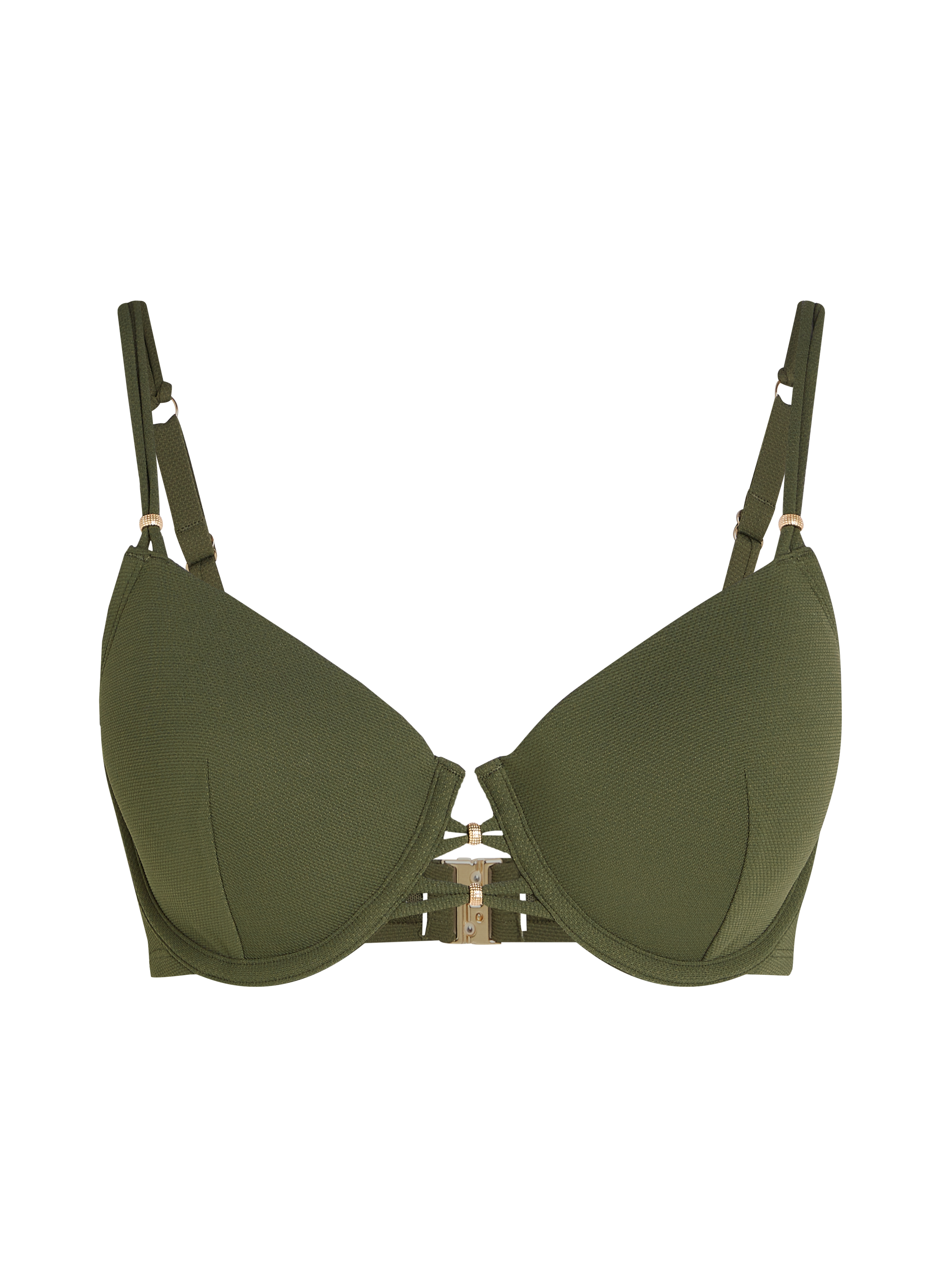 Haut de bikini Holbox, Vert, main