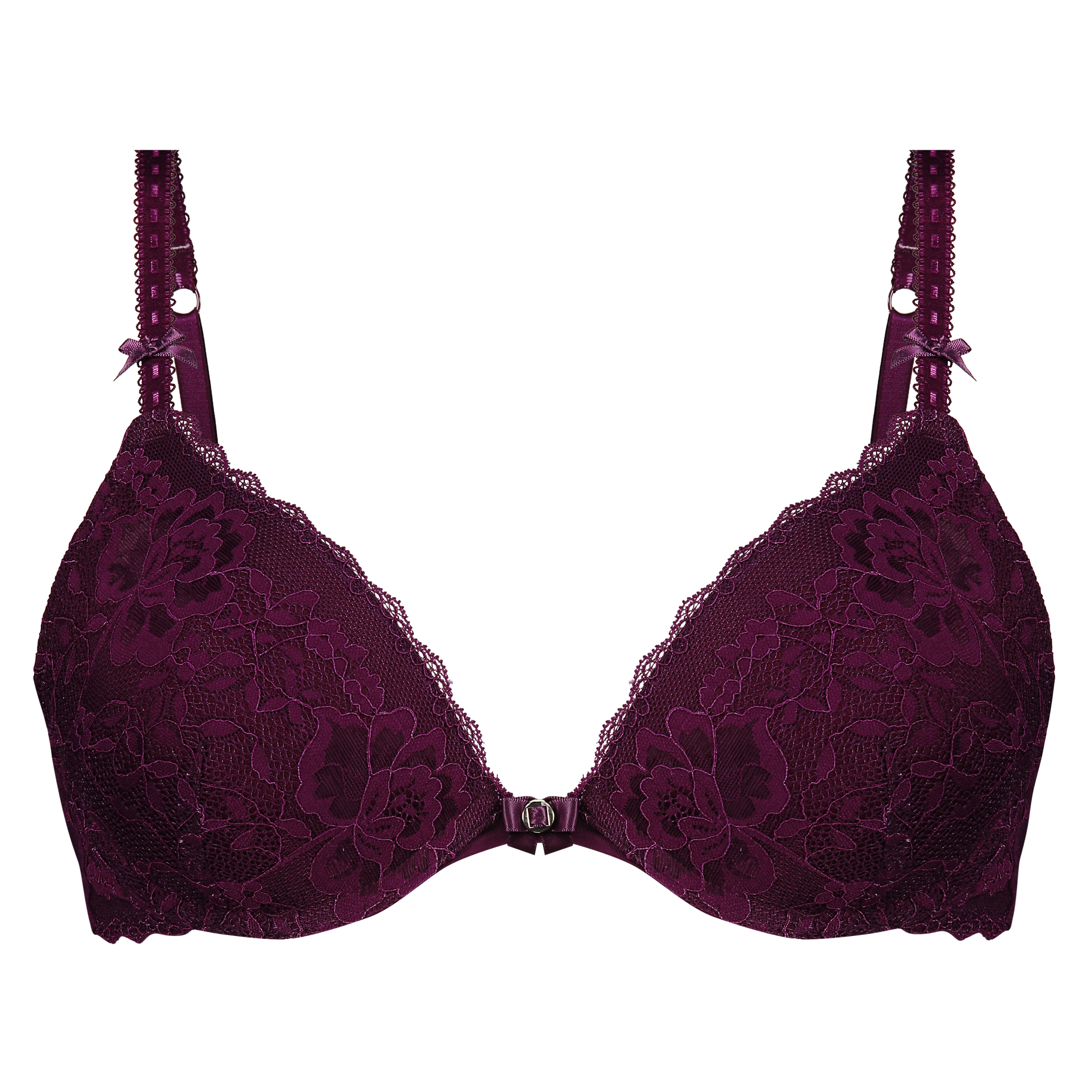 Soutien-gorge à armatures préformé push-up Maya, Violet, main