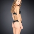 Fantasia strappy thong, Noir