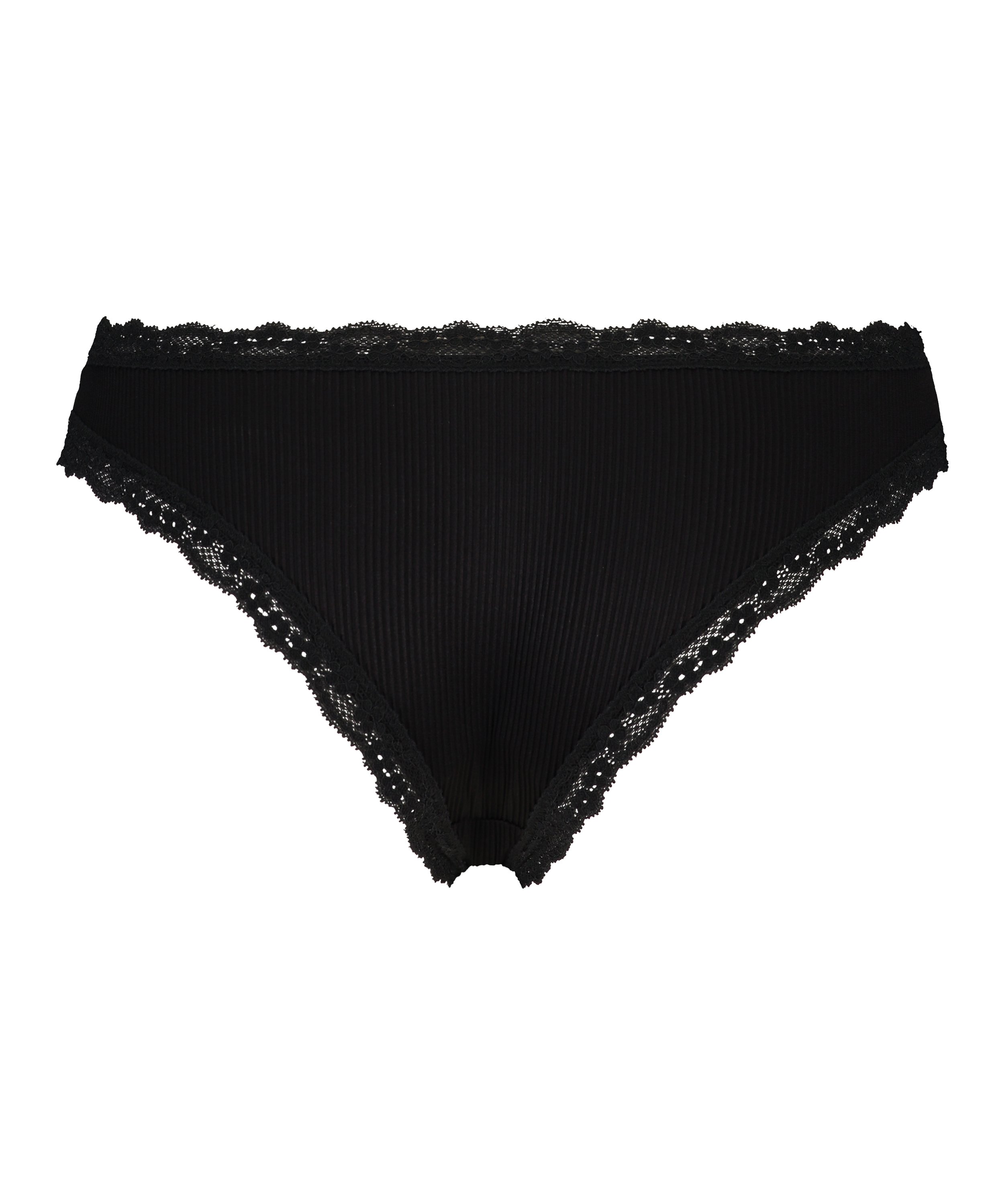 Slip brésilien Jessica, Noir, main