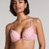 Soutien-gorge &agrave; armatures pr&eacute;form&eacute; Plunge, Rose