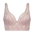 Soutien-gorge non-rembourré à armatures longline Rosalia, Violet
