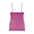 Camisole velours Dentelle, Violet