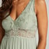 Nuisette Nora dentelle, Vert