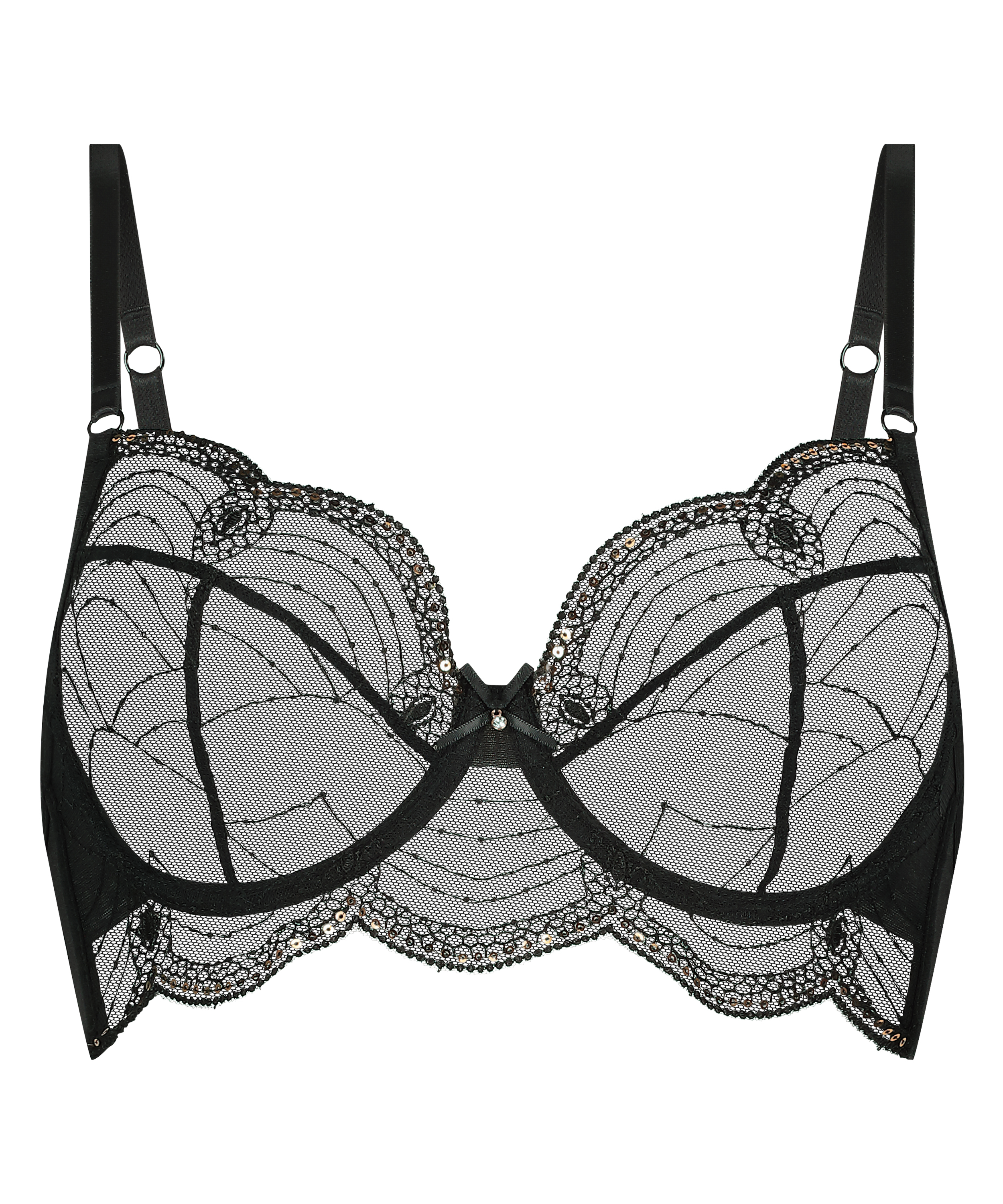 Soutien-gorge &agrave; armatures non-pr&eacute;form&eacute; Ruby, Noir, main