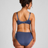 Slip taille haute Sophie, Bleu