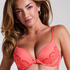 Soutien-gorge à armatures préformé push-up Cherry, Rose
