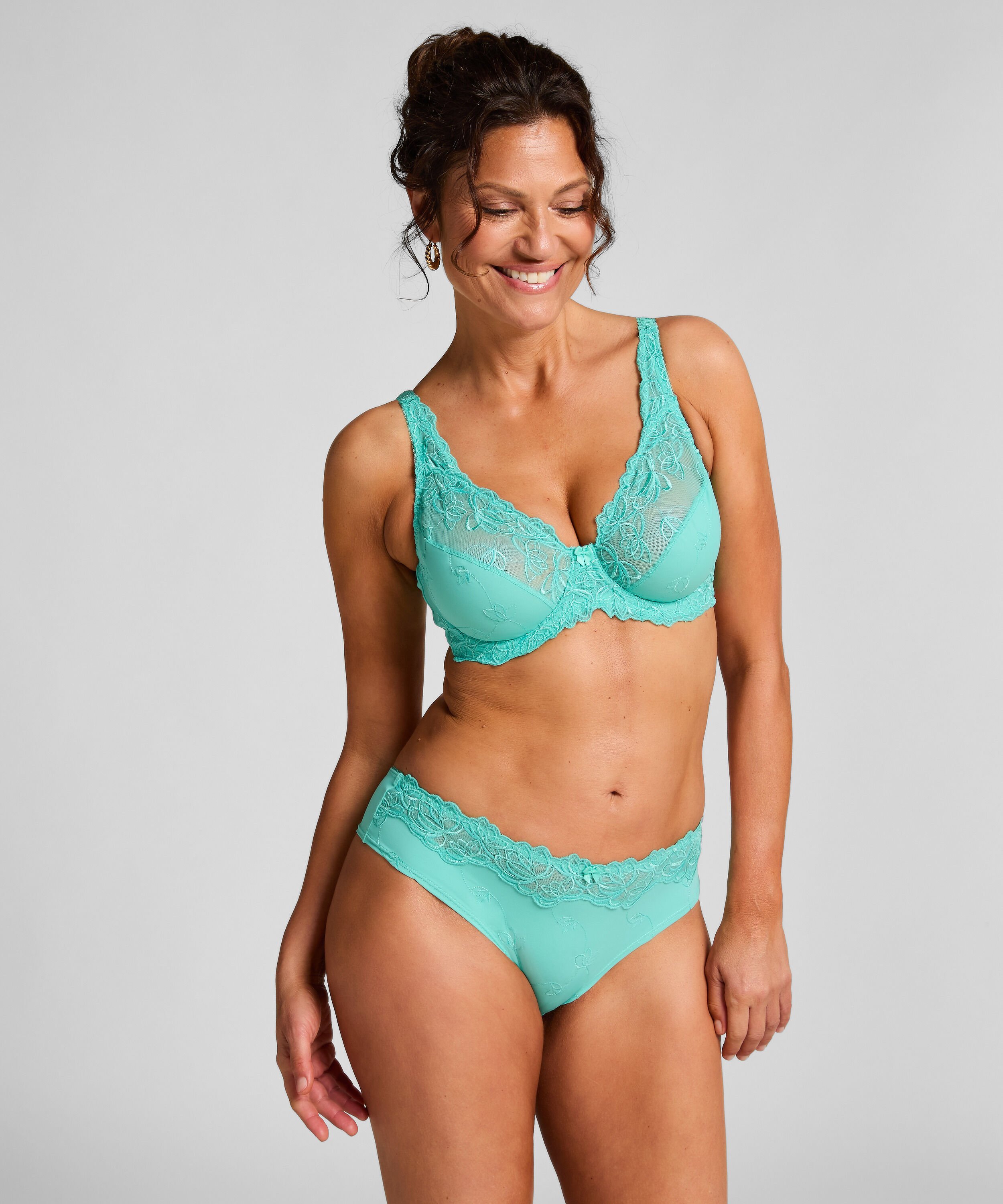 Slip br&eacute;silien Diva, Vert