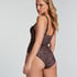 Maillot de bain Leopard, marron