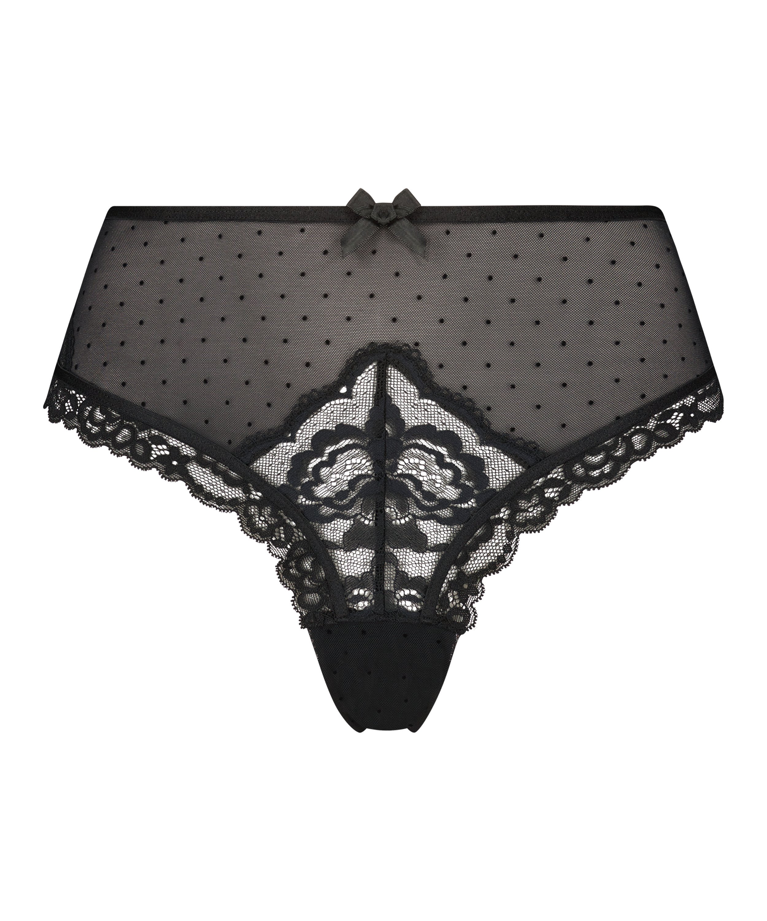 Slip brésilien Indiana Curvy, Noir, main