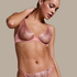 Soutien-gorge non-rembourré à armatures Alice, Rose