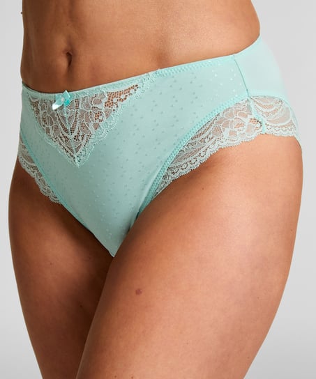 Slip taille haute Sophie, Bleu