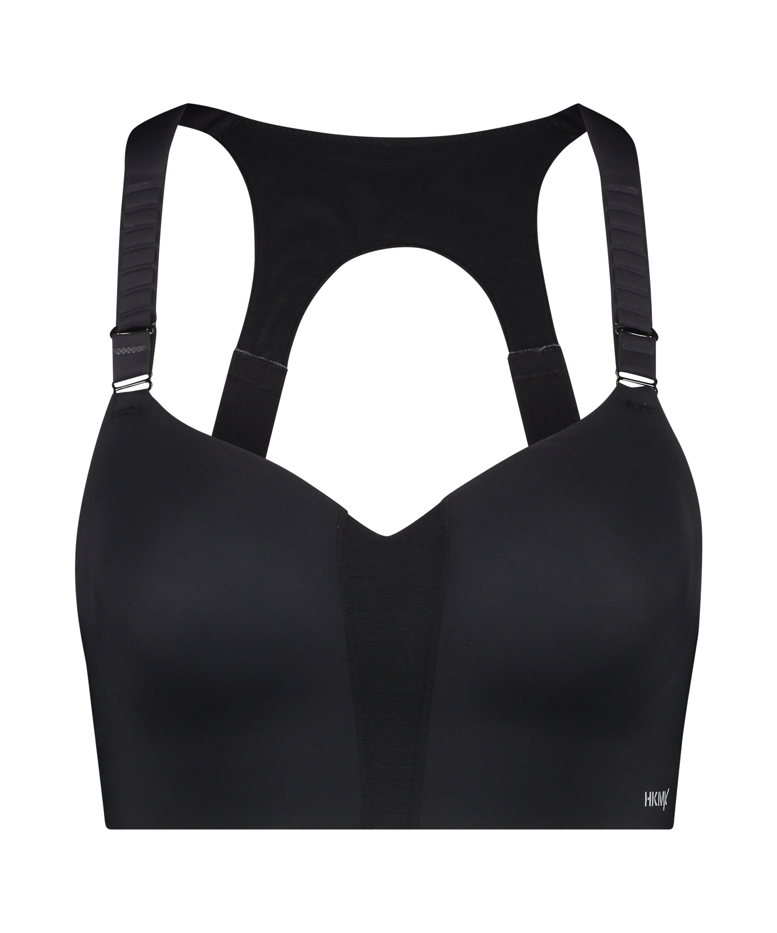 HKMX Soutien-gorge de sport The All Star Xtreme Maintien niveau 2, Noir