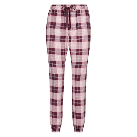 Pantalon de pyjama en serg&eacute;, Violet