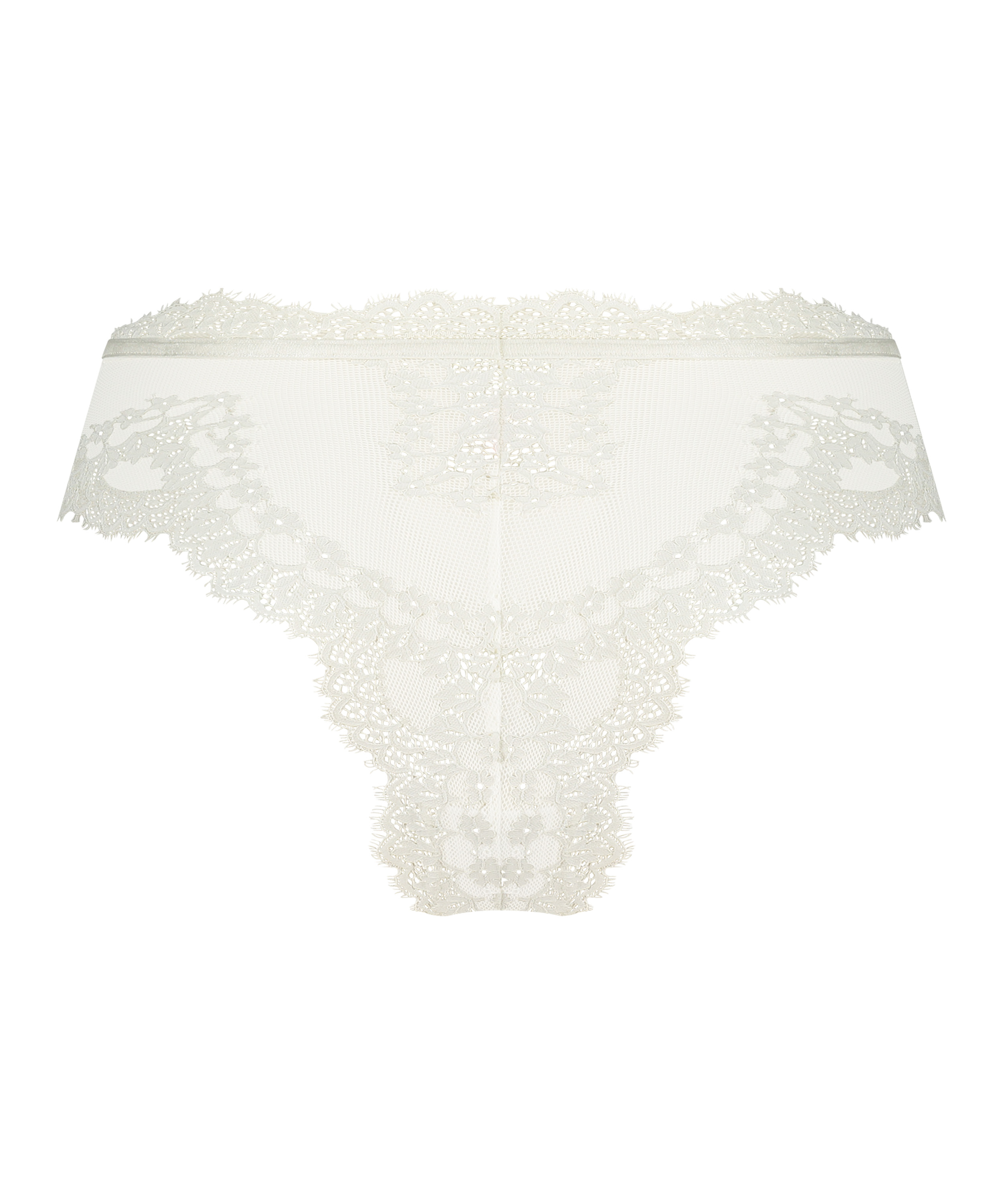 Slip brésilien Daisy, Blanc, main