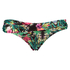 Slip de bikini à revers Jungle fever twist, Noir