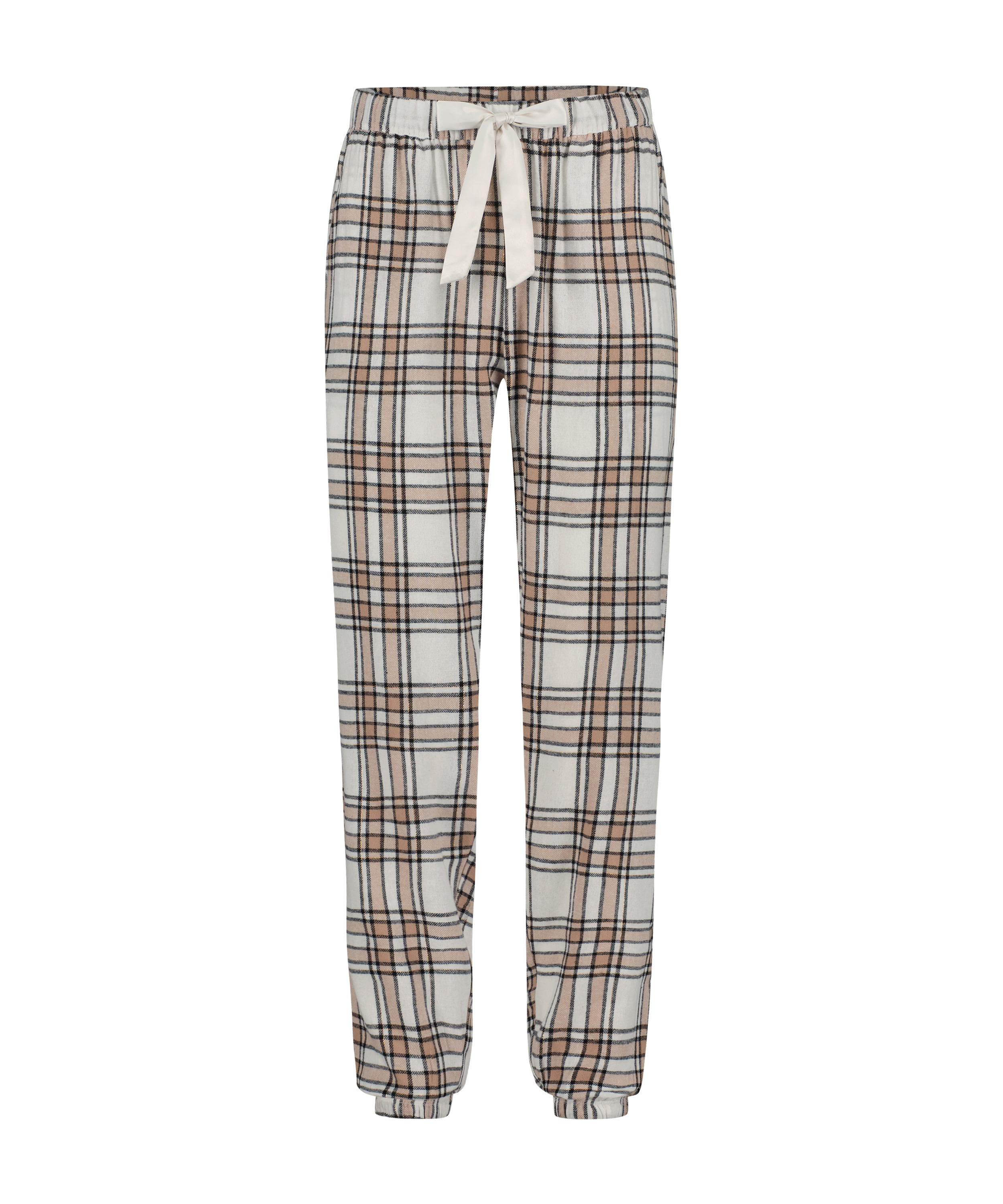 Pantalon de Pyjama Flanel, Beige, main