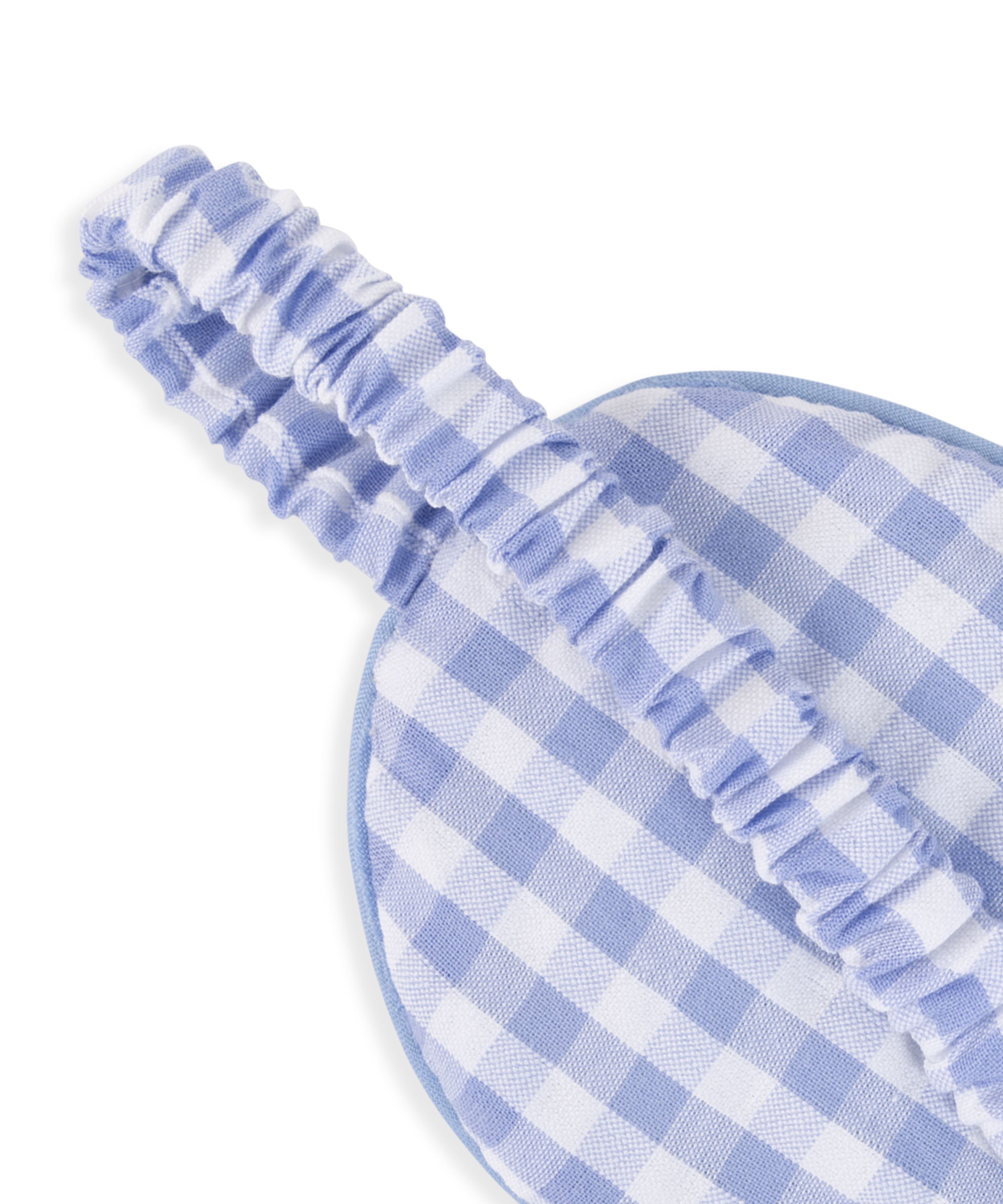 Masque de sommeil, Bleu, main