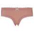 Slip br&eacute;silien V-shape mesh, Rose