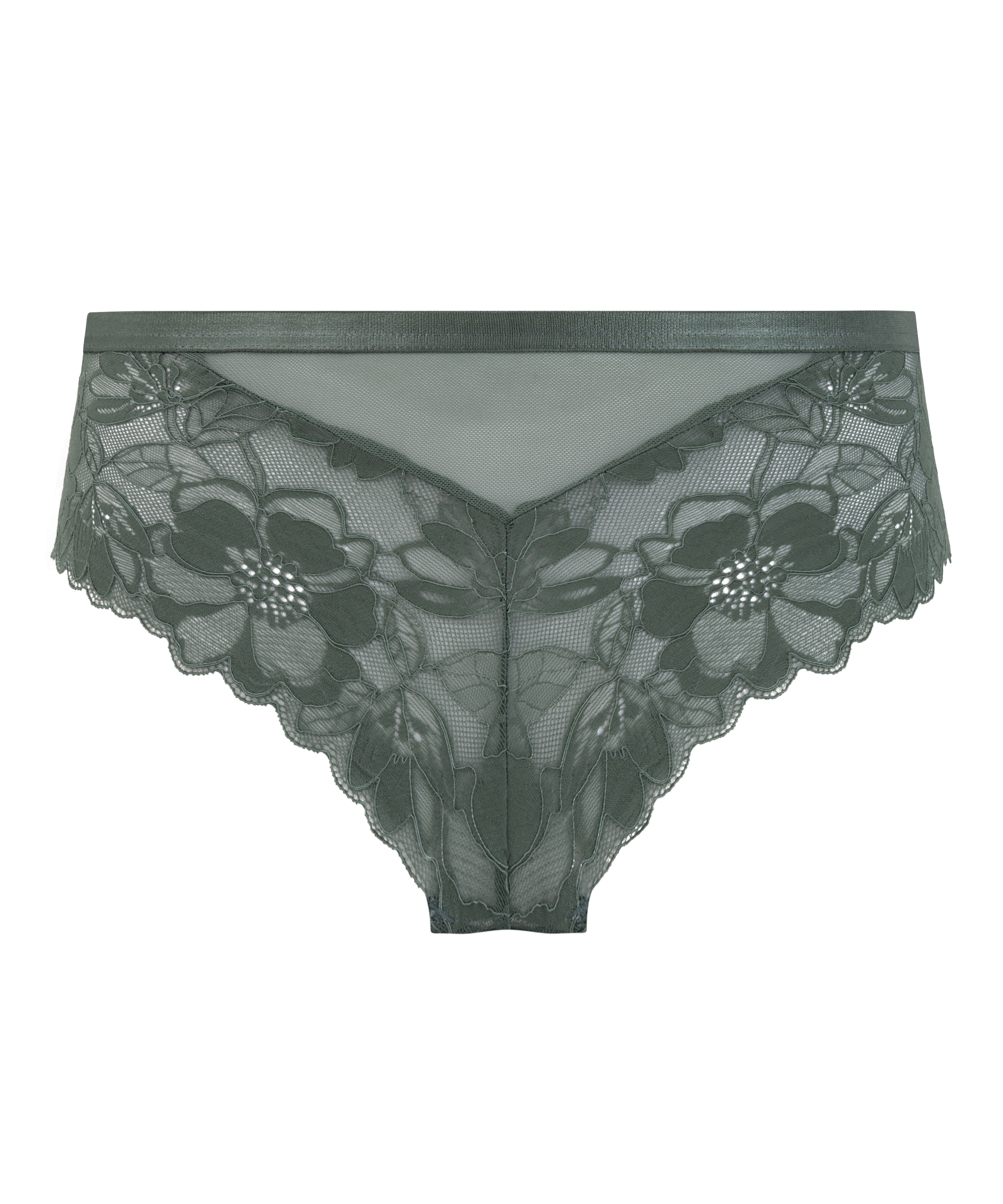 Slip brésilien Sophia, Vert, main