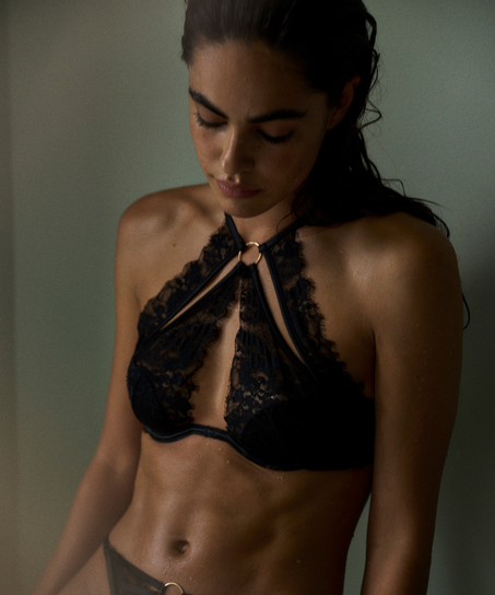 Soutien-gorge &agrave; armatures rembourr&eacute; Nienke, Noir