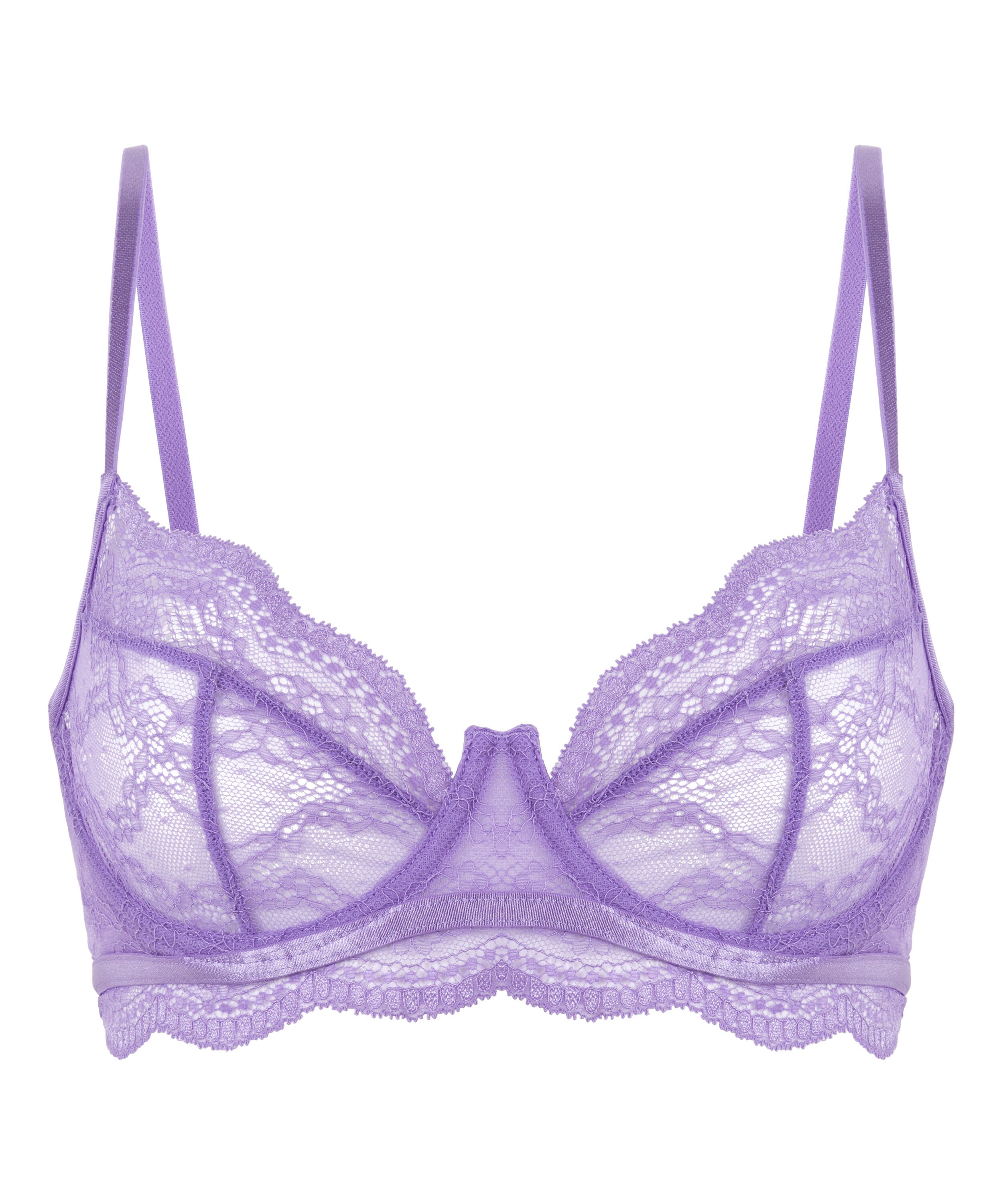 Soutien-gorge non-rembourr&eacute; &agrave; armatures Isabelle, Violet