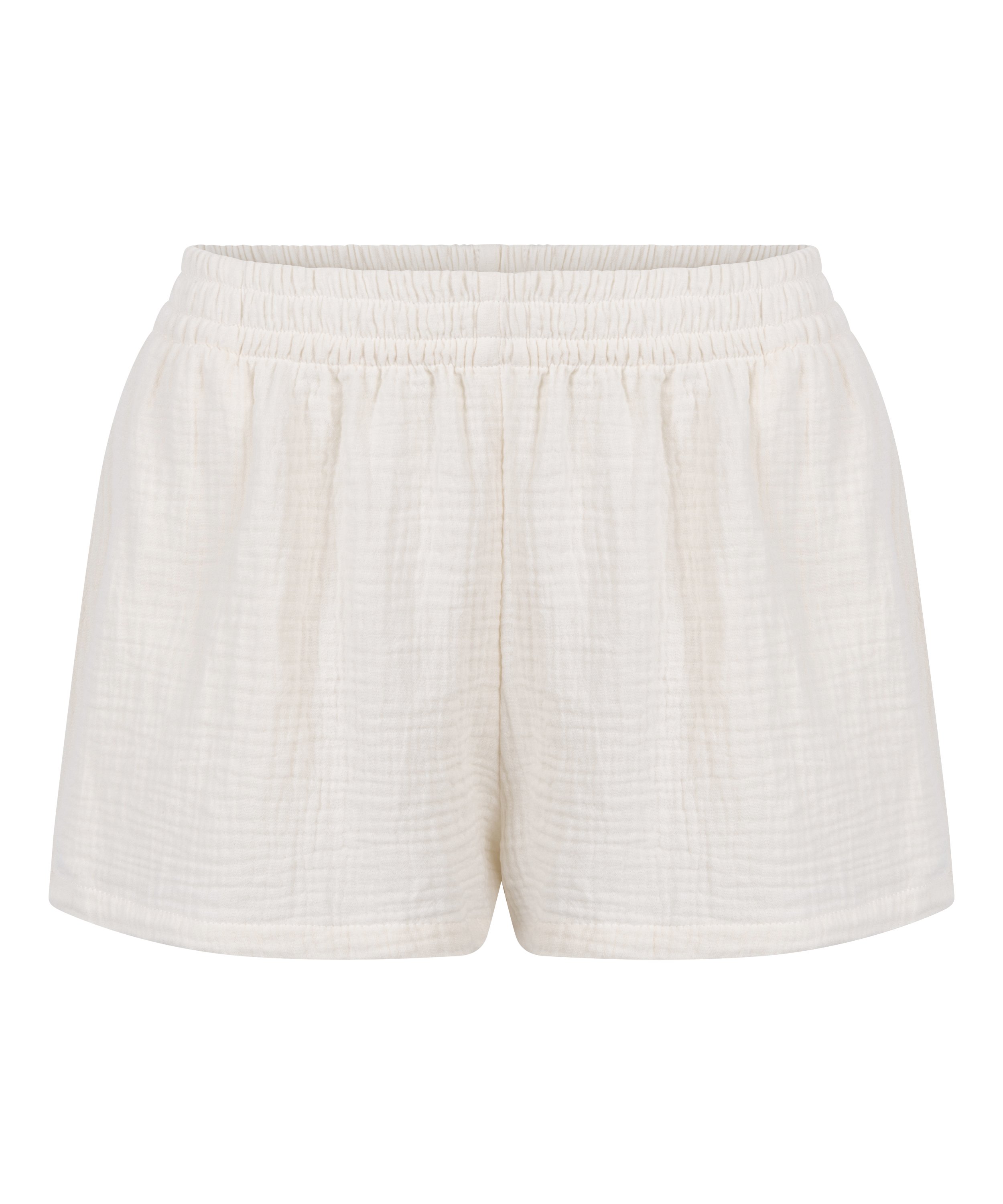 Short en mousseline, Blanc, main