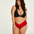 Slip brésilien en forme de V Vixen Curvy, Rouge