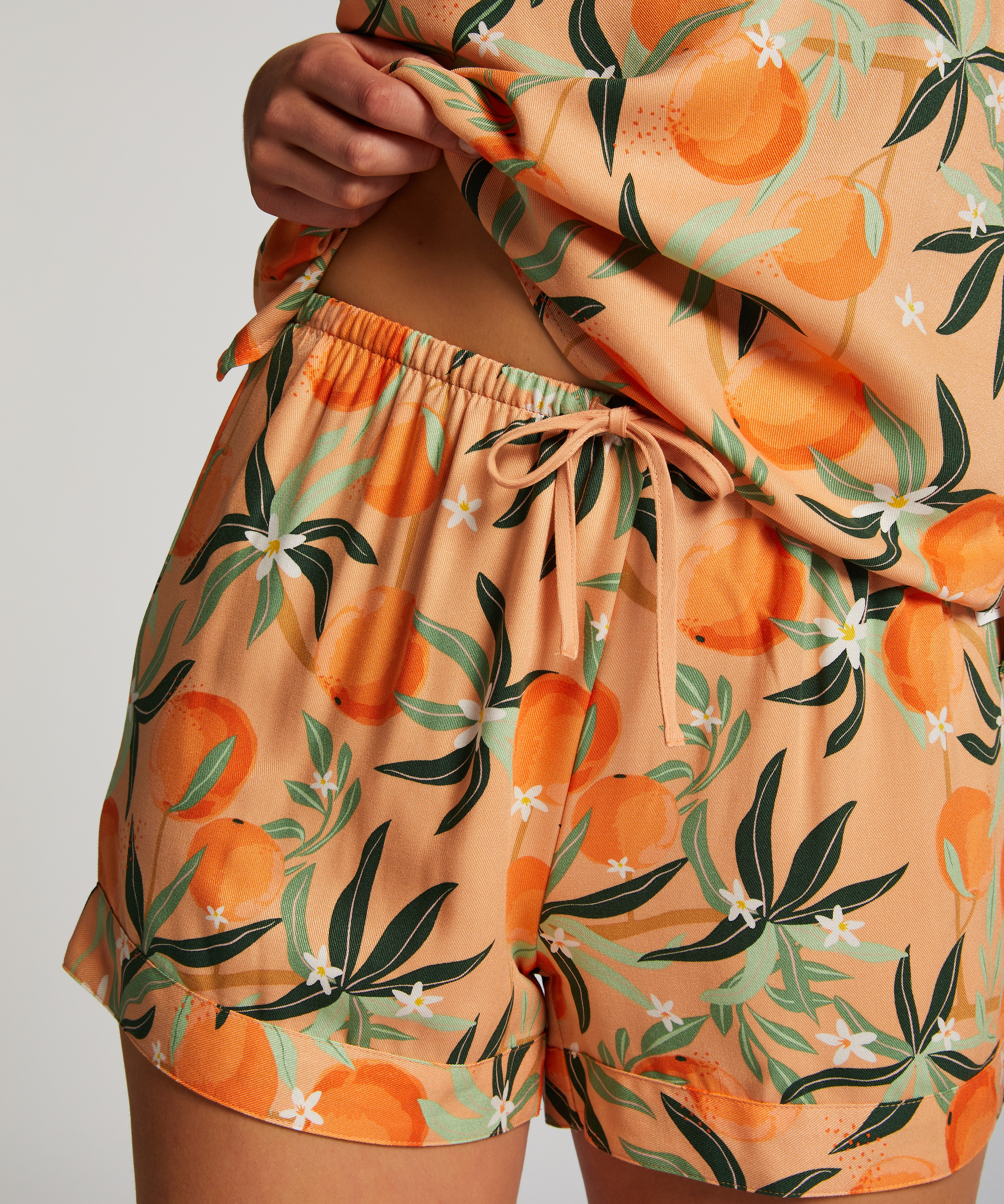 Short de pijama, Rose, main