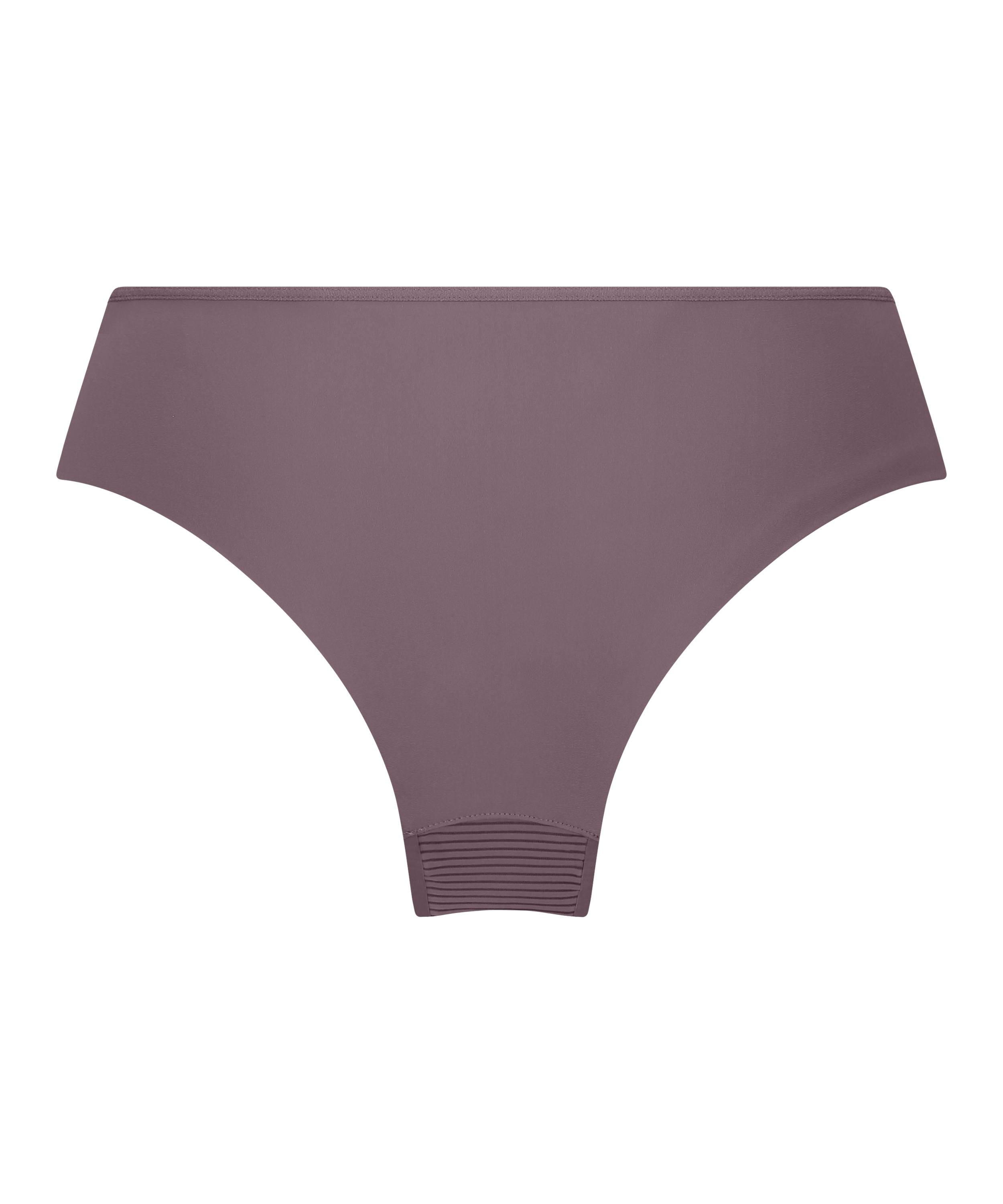 Slip brésilien invisible Stripe mesh, Marron, main